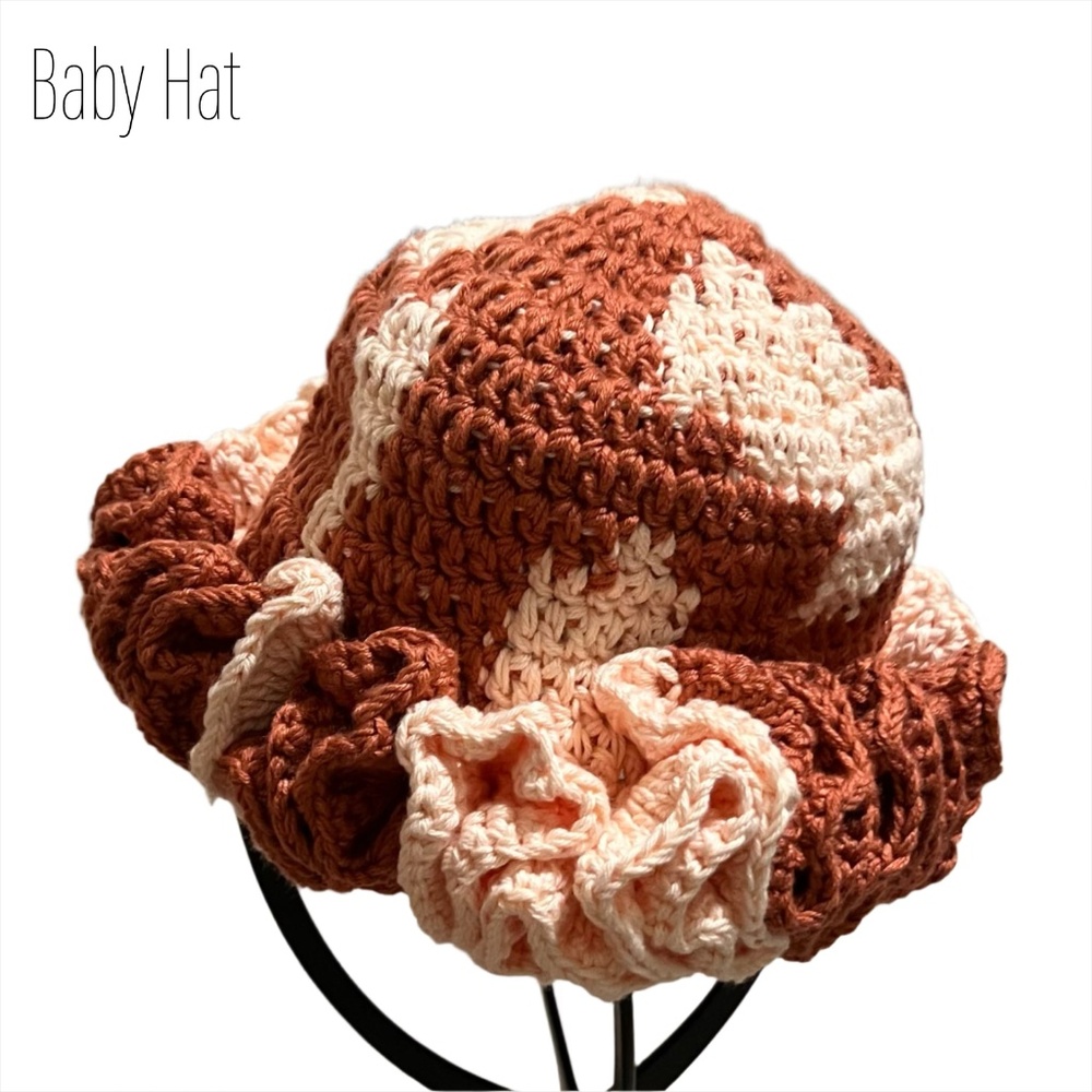 ThreadsByHannah Handmade Mommy and Me Hats Ruffle Set - Picture 14 of 14